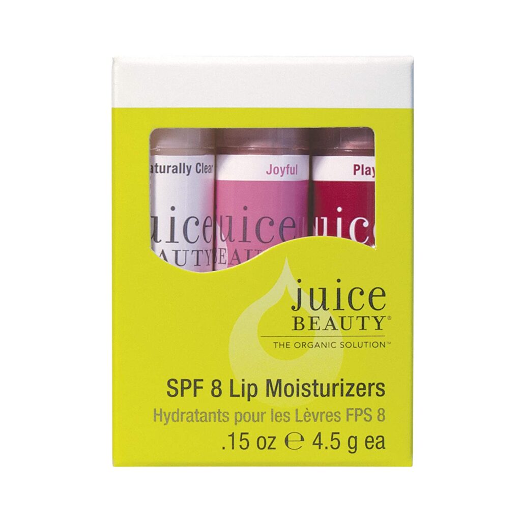 Lip Moisturizers:  Juice Beauty SPF 8 Lip Moisturizers